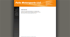 Desktop Screenshot of faitzmotorsports.com
