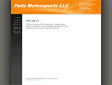 Tablet Screenshot of faitzmotorsports.com
